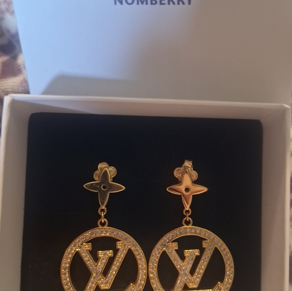Authentic vintage Louis Vuitton Earrings - Picture 3 of 3